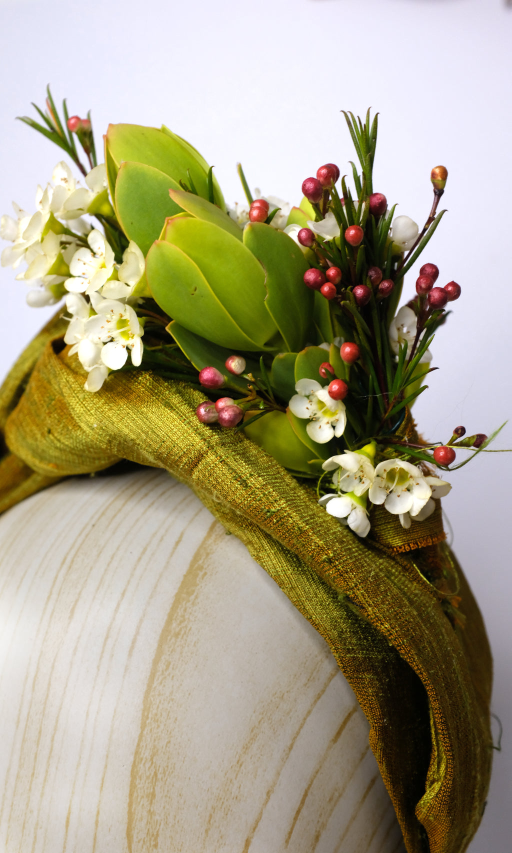 australian native flower headpiece