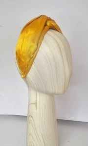 Grace Bloom Headband - Marigold - Made to Order