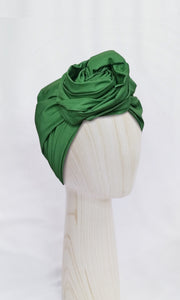Josephine Wired Head Wrap - Classic Green