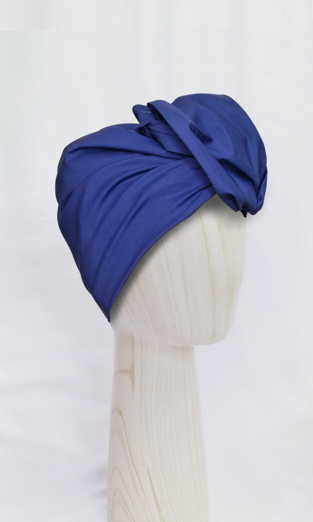 Josephine Wired Head Wrap - Classic Blue