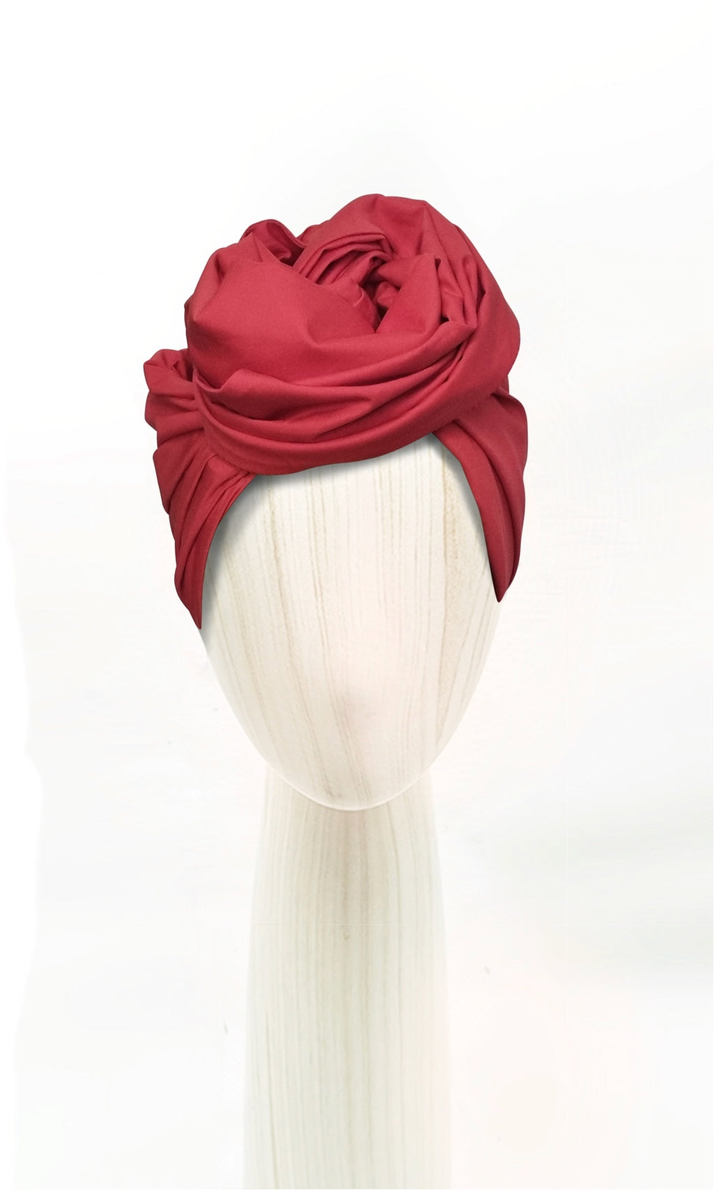 Josephine Wired Head Wrap - Classic Red