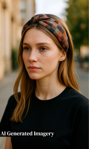 Simone Top Knot Headband - Winter Pixa