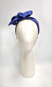 Amantine Scarf Headband -  Classic Blue