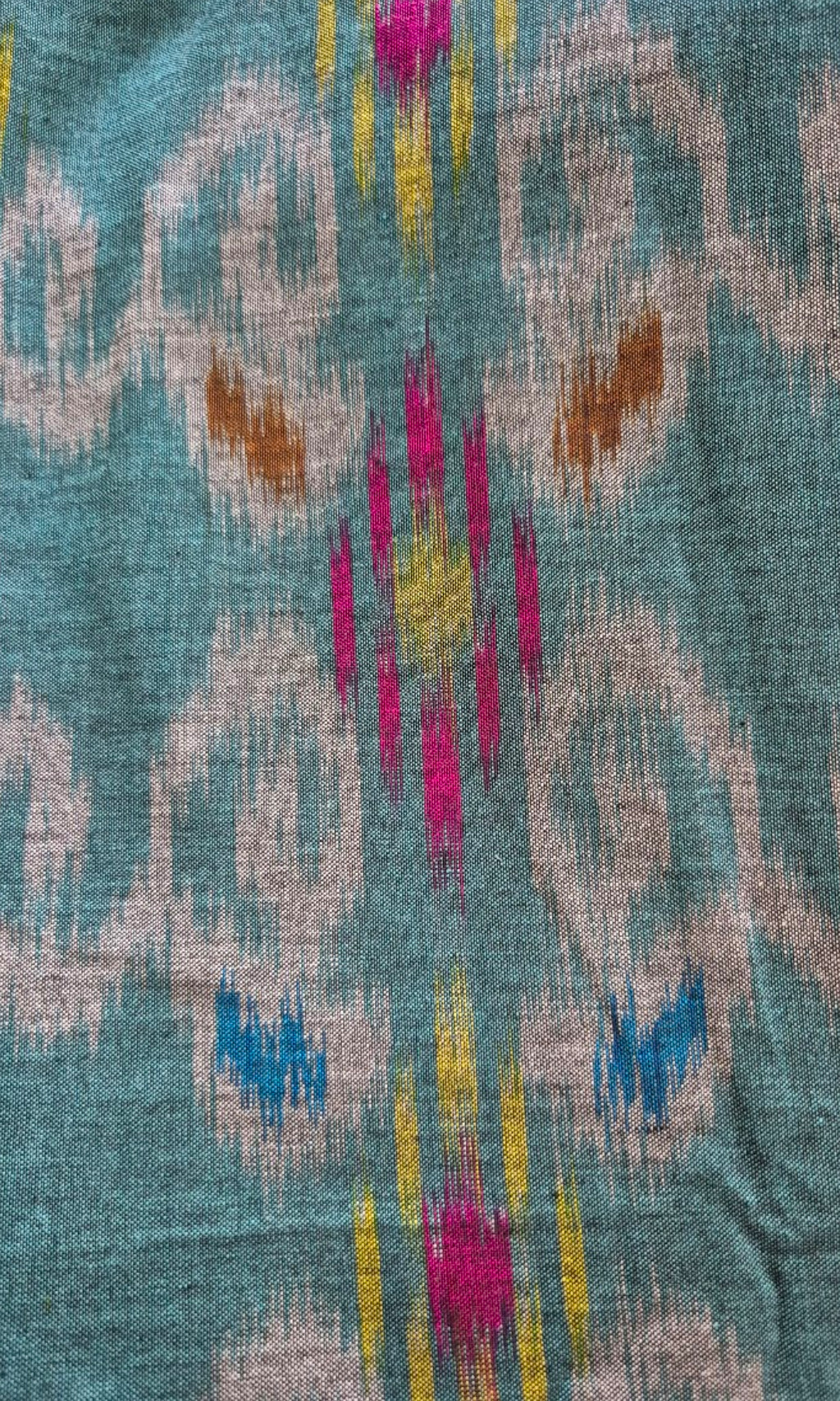 Josephine Wired Head Wrap - Ikat Green
