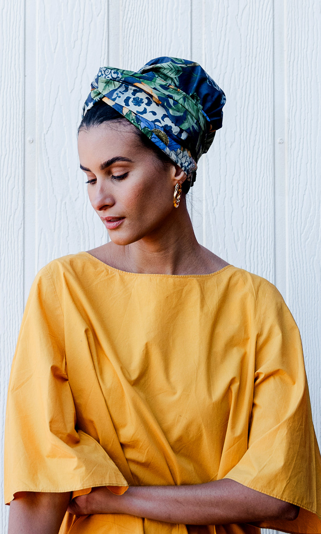 Josephine Wired Head Wrap - Botanica Nights