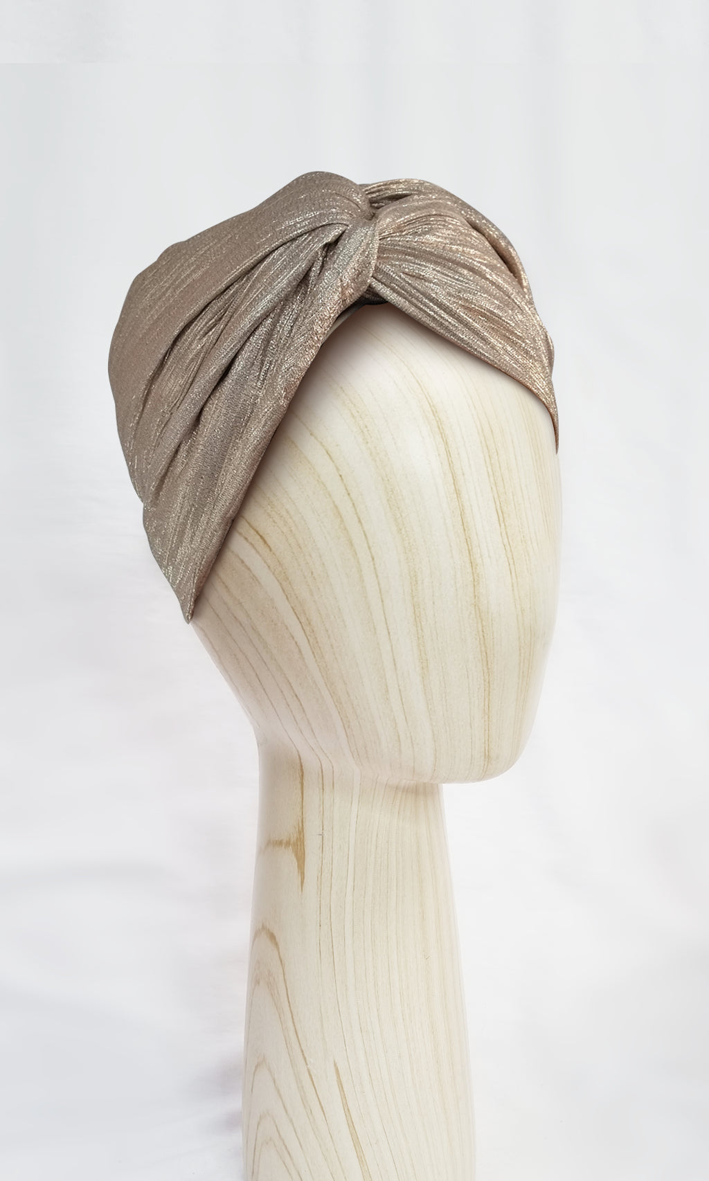 Josephine Wired Head Wrap - Rose Gold