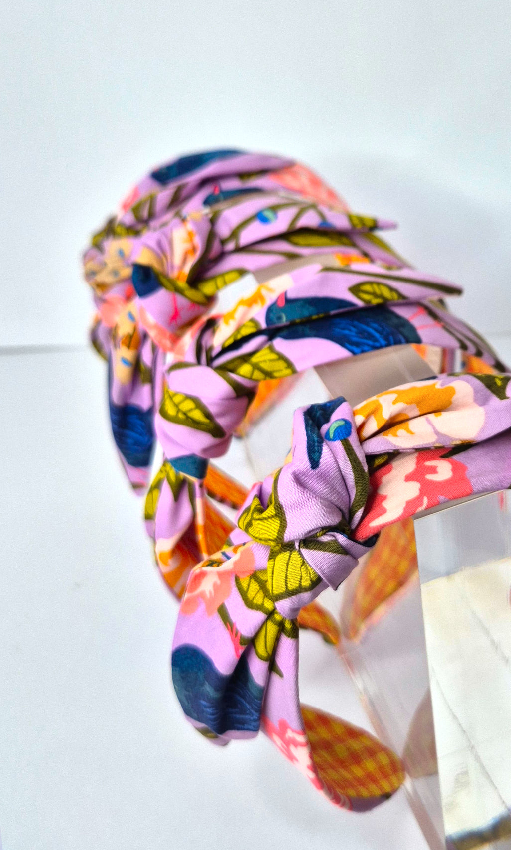 Mathilde Side Knot Headband - Slim - Blackbird Canopy - Preorder