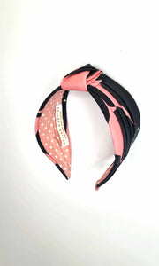 Thalassa Headband - Pink & Black