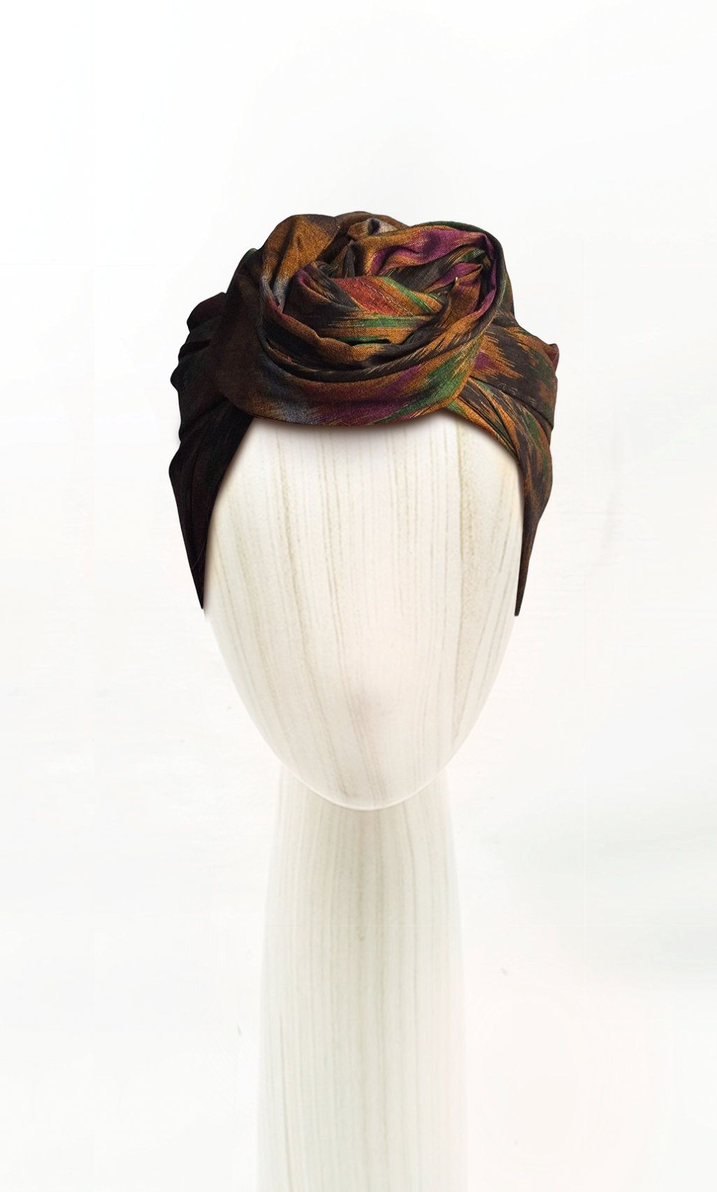 Head wrap for cancer hair loss – soft cotton turban by Celine Martine -Wired chemo head scarf for women – fashion headwear after treatment