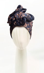 Head wrap for women - for cancer hair loss – soft cotton turban by Celine Martine - Wired chemo head scarf for women – fashion headwear after treatment