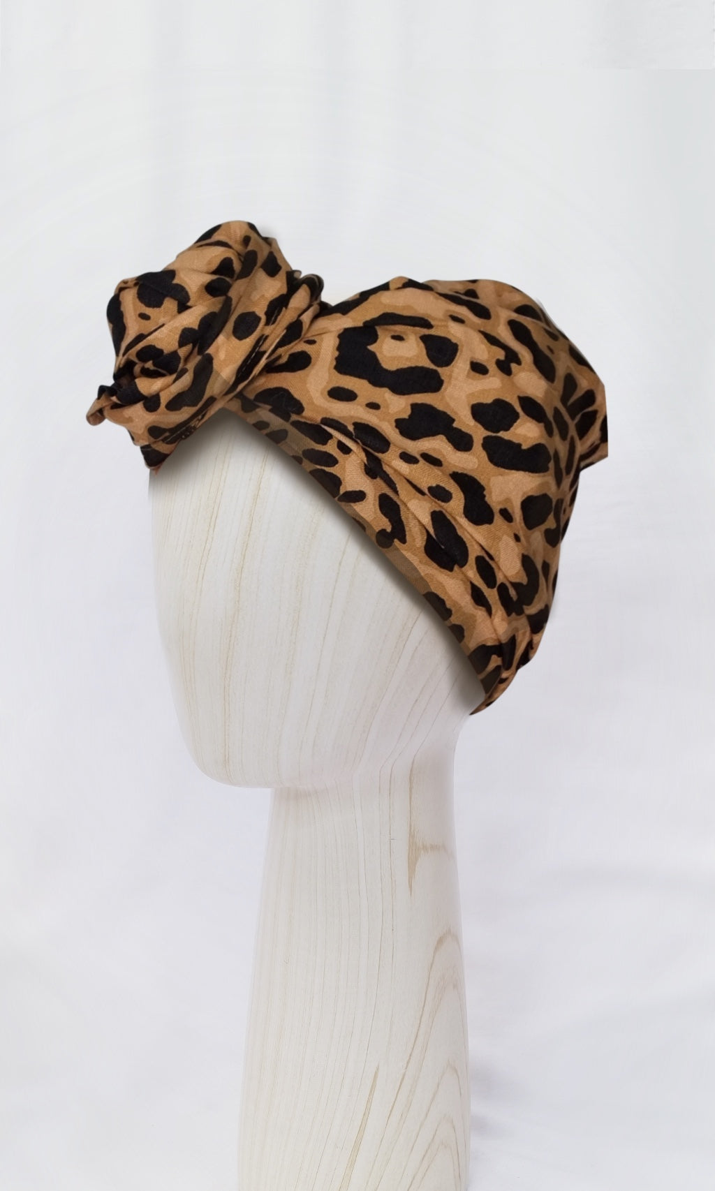 Josephine Wired Head Wrap -  Leopard
