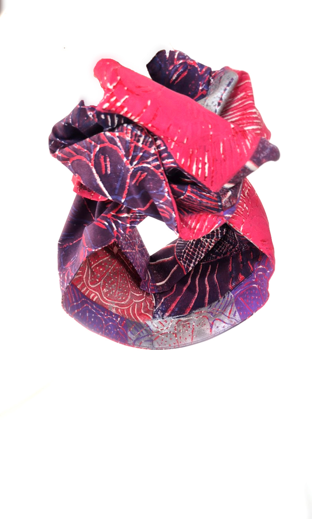 Colette wired head wrap, a fashionable and breathable hand-printed turban for both style lovers and women experiencing hair loss