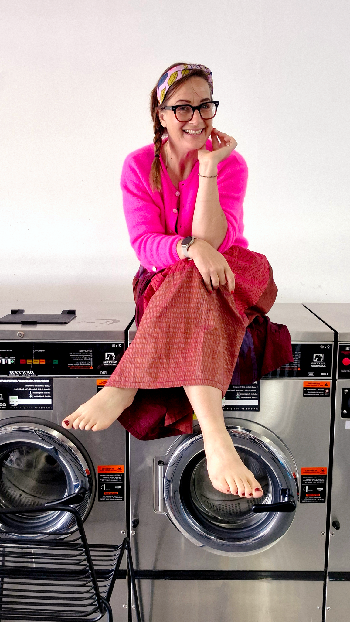 Mathilde Side Knot Headband - Slim - Blackbird -  Mint green