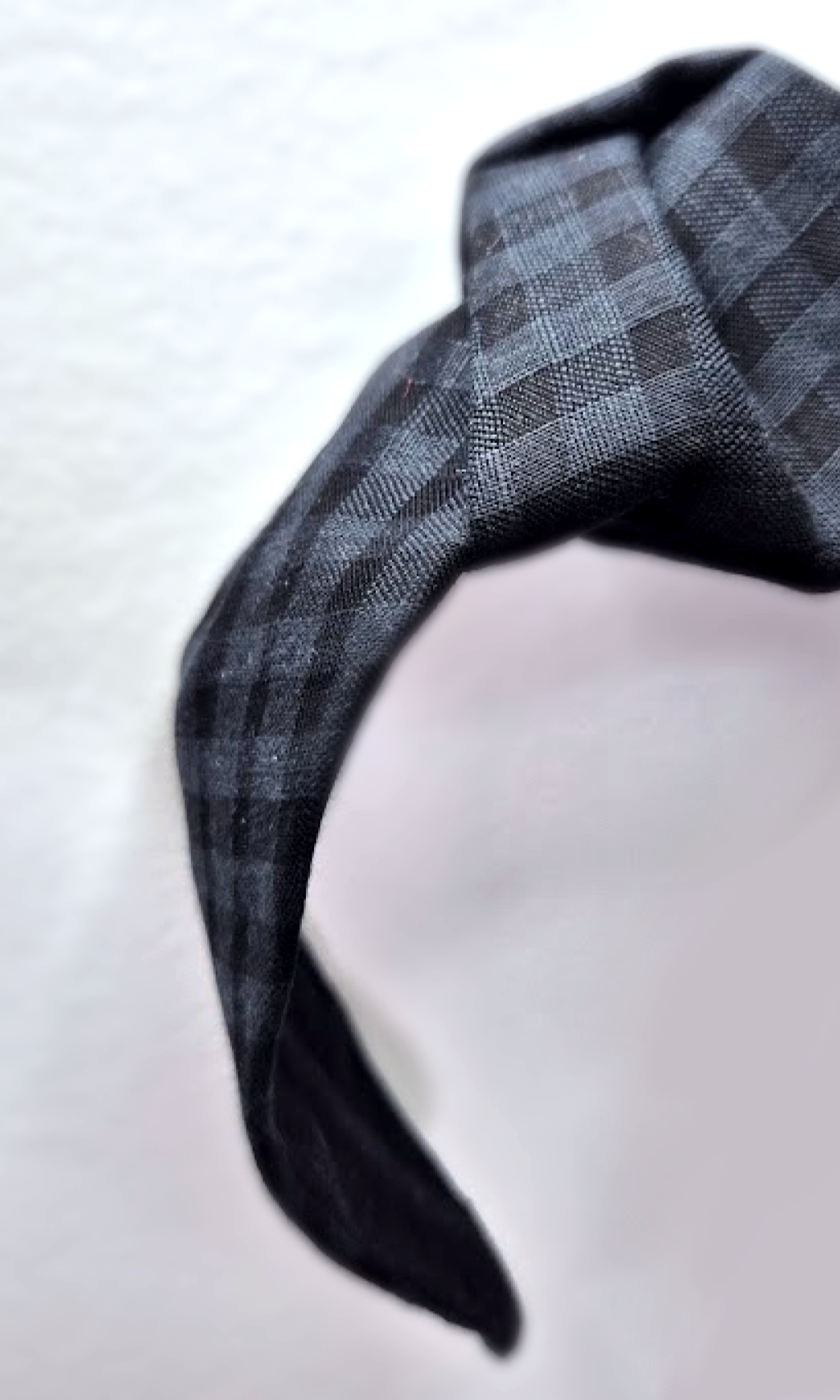 Simone Top Knot Headband - Winter Check