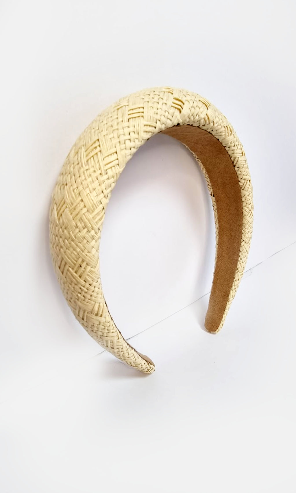 Celine Martine Camille Headband in light straw