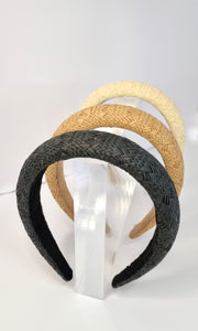 Camille - Padded Headband (black)