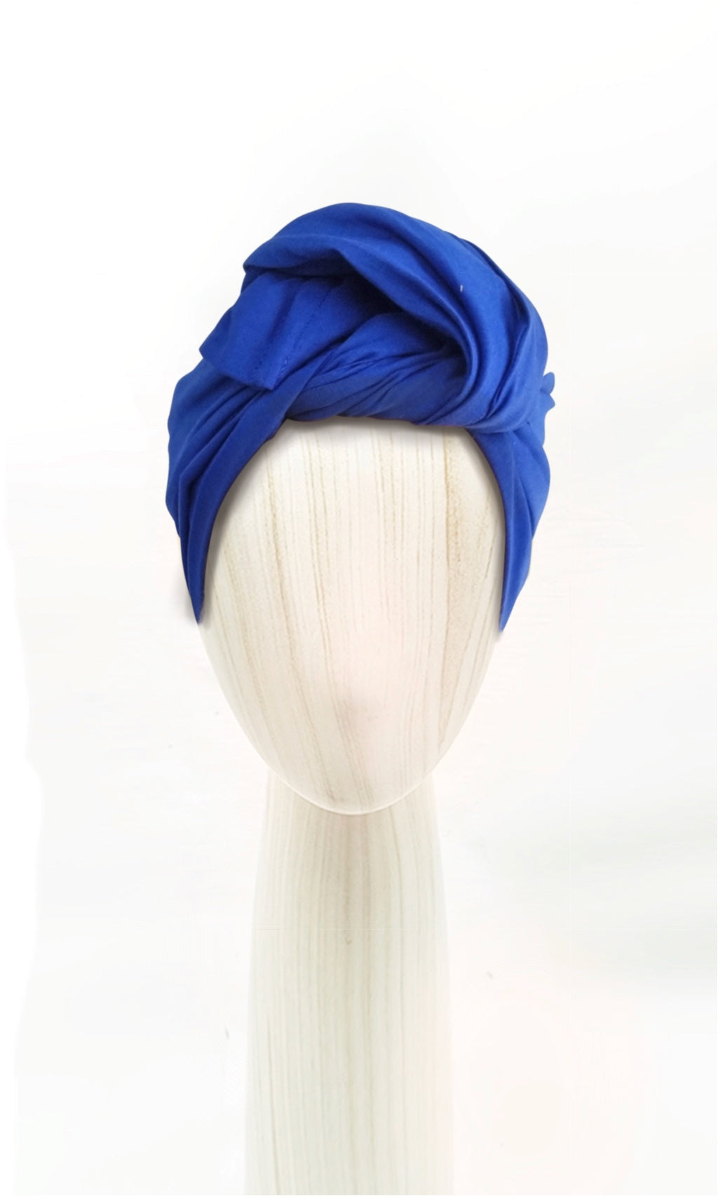Josephine Wired Head Wrap - Gentle Blue