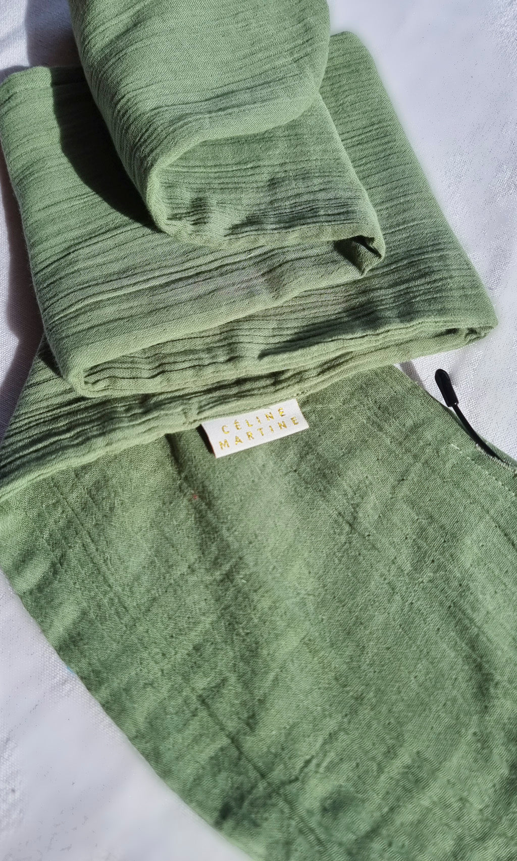 Colette (Wired) Scarf - Sage Green
