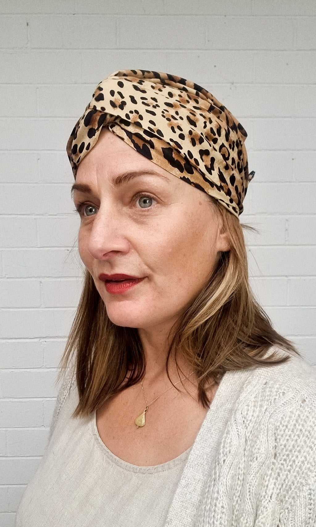 Josephine Wired Head Wrap - Animal Print