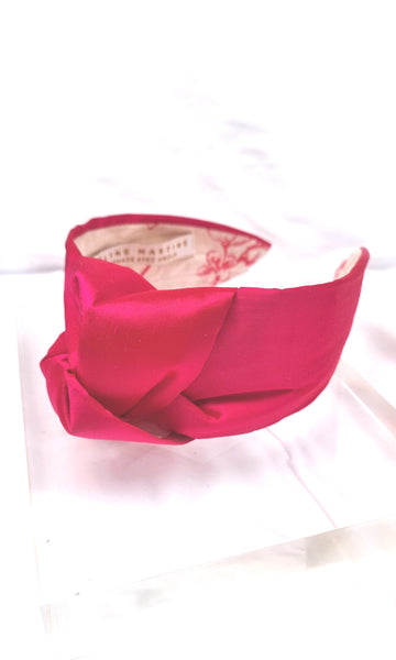 Celine Fuchsia Pink Logo Headband s-l400.jpg main image 2