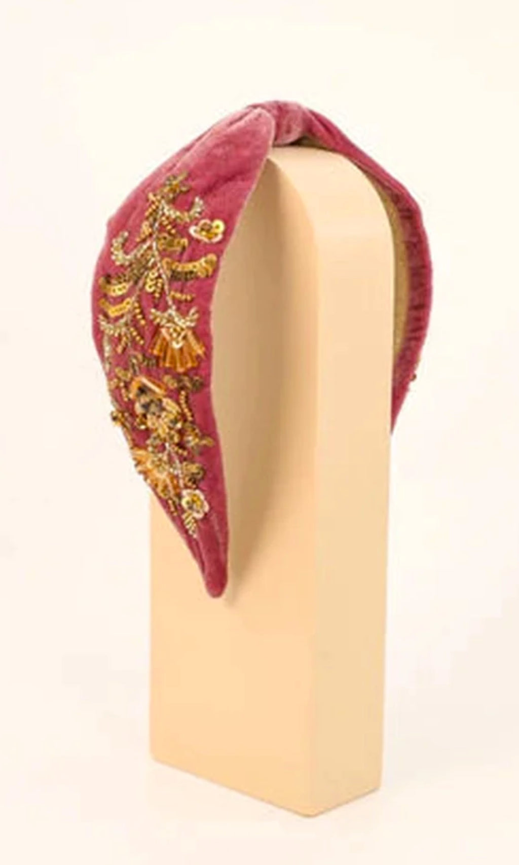 Headband - Embellished Velvet in Amythest