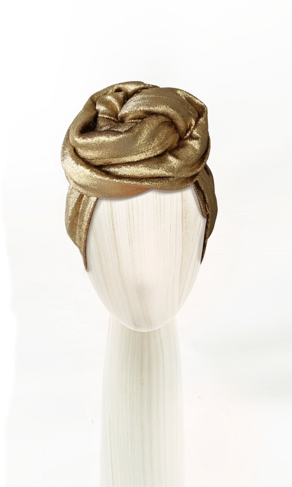 Luxe Josephine Wired Head Wrap -  Gold
