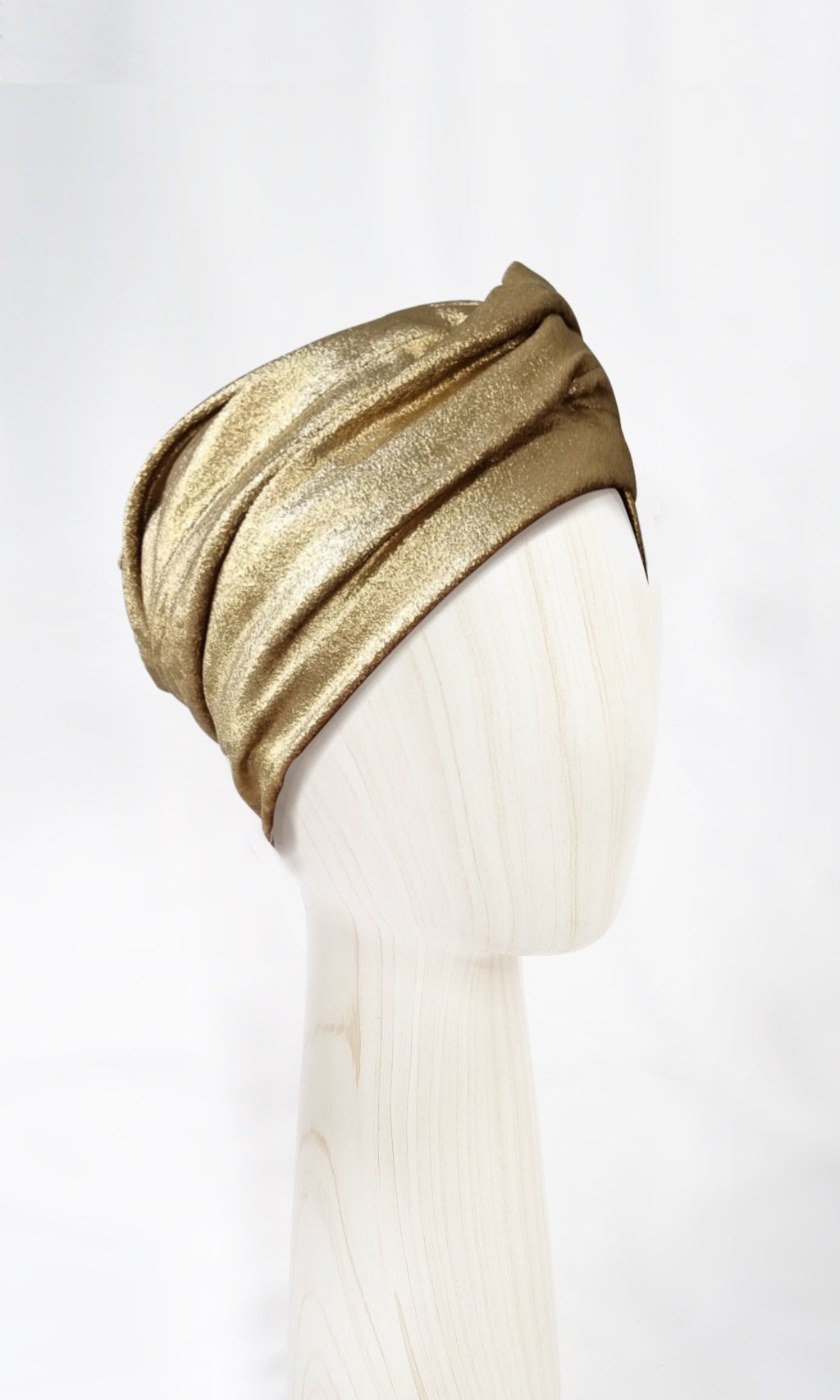 Luxe Josephine Wired Head Wrap -  Gold